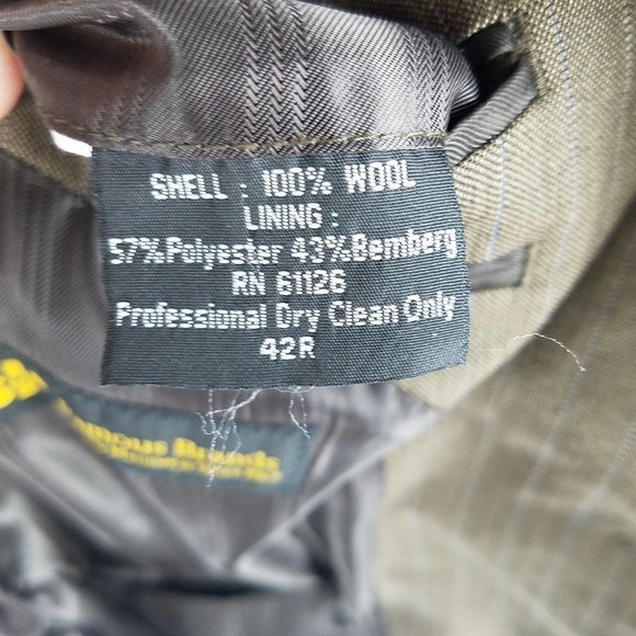 Roberto Villini jacket 100% wool mens 42R - Picture 12 of 15